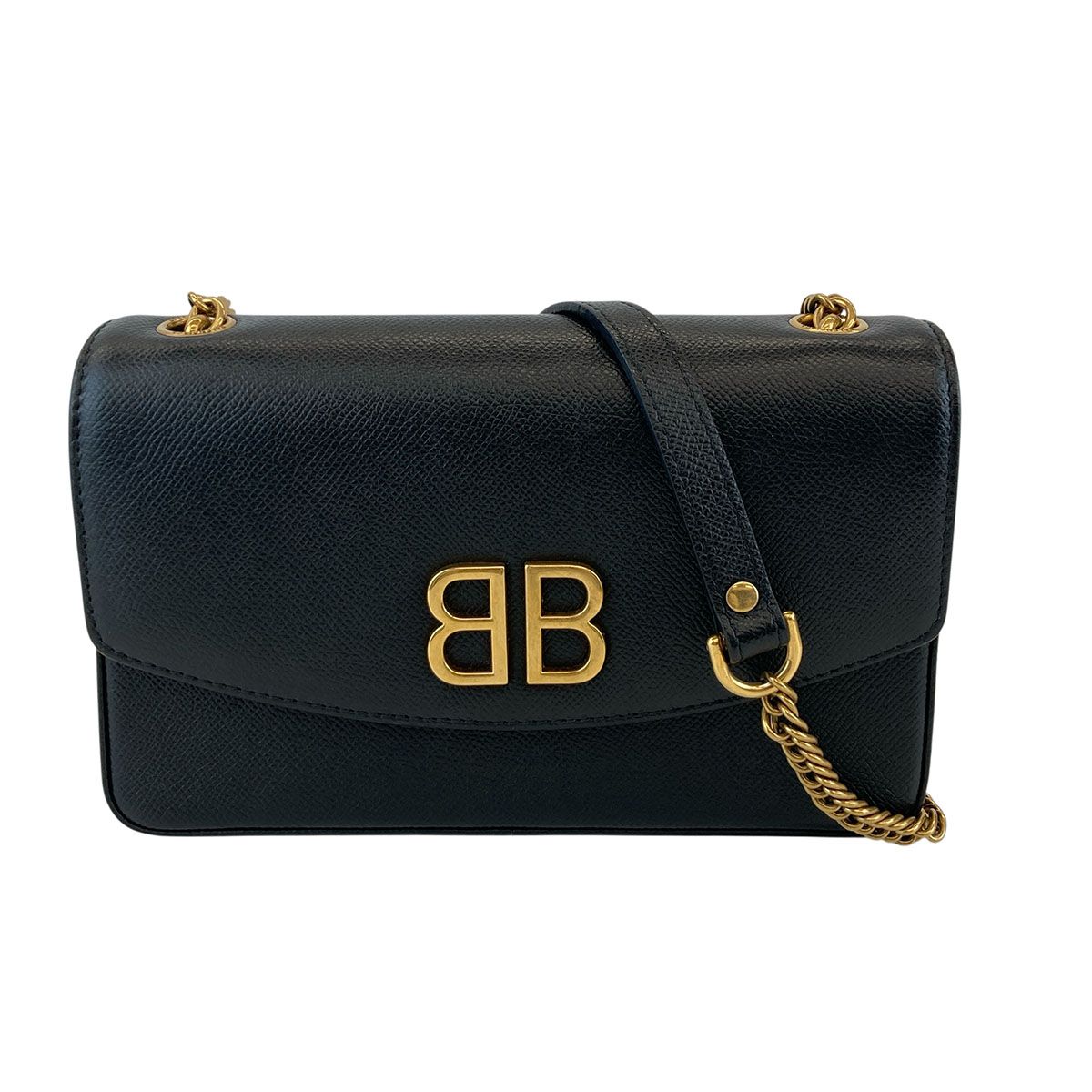 BALENCIAGA バレンシアガ BBロゴ チェーン ショルダーバッグ 