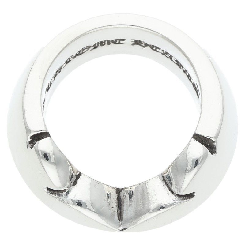 クロムハーツ DBL FLERKNEE/ダブルフレアニー シルバーリング メンズ