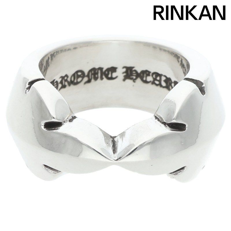 クロムハーツ DBL FLERKNEE/ダブルフレアニー シルバーリング メンズ