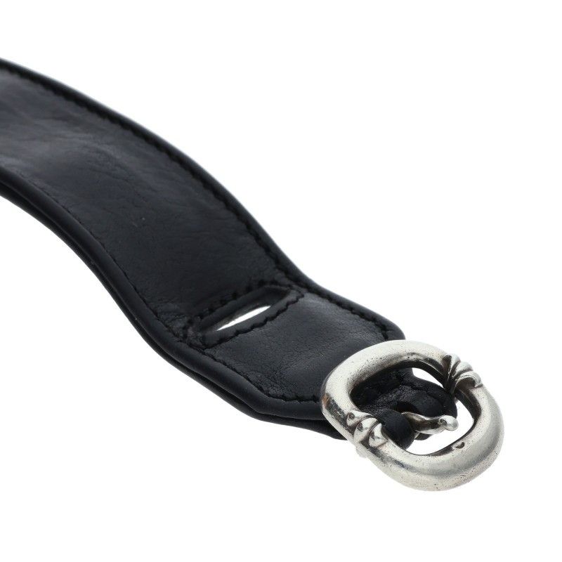 クロムハーツ RR TINY BUCKLE/ロックンロール レザーブレスレット