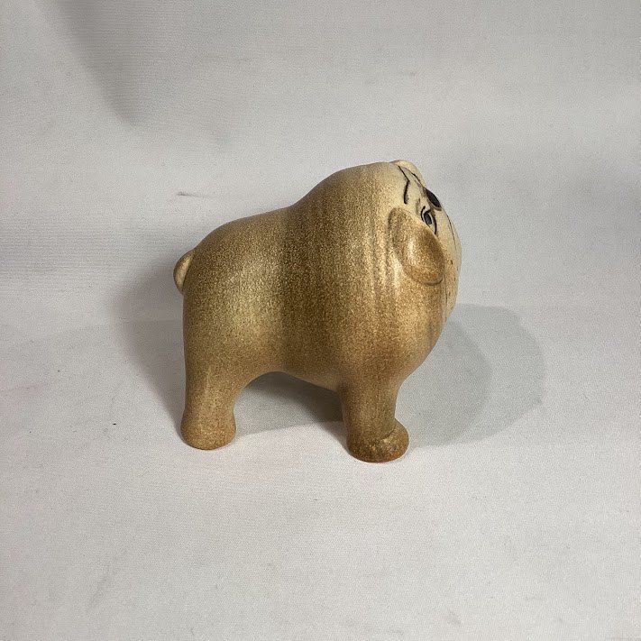  ♪LISA LARSON リサ ラーソン ブルドッグ ケンネル 置物 小物トレイ 置物 インテリア小物