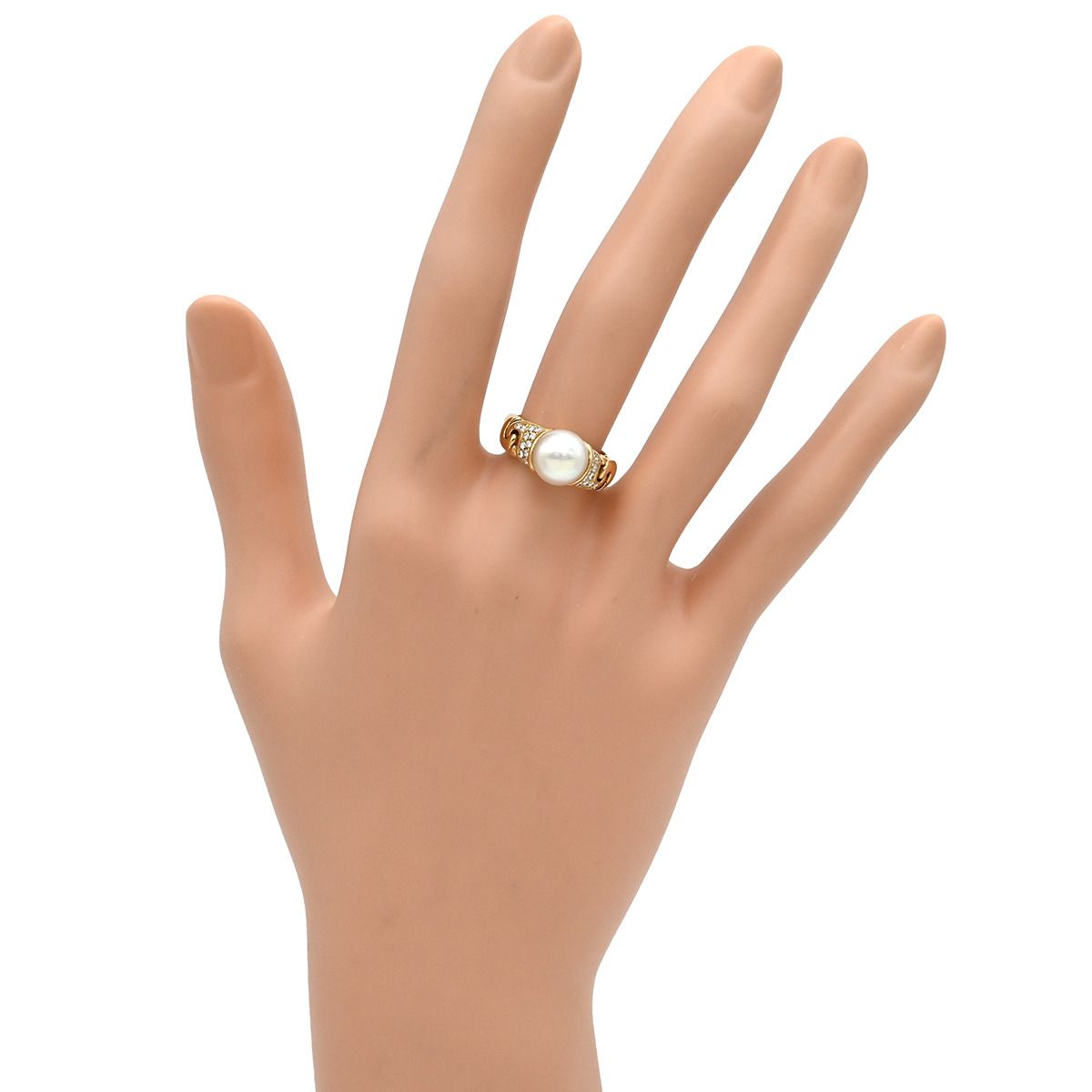 ブルガリ BVLGARI リング 指輪 ガンチョリング イエローゴールド