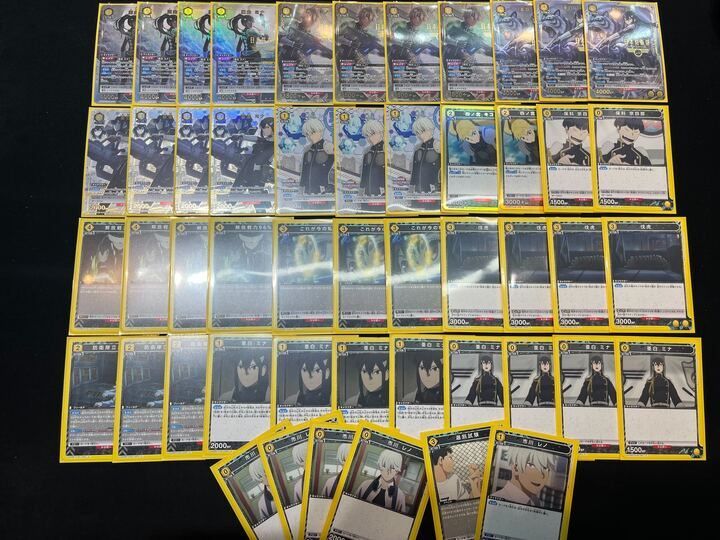 ユニオンアリーナ　黄　怪獣8号　レノミナ　デッキ　パラレル多い デッキ】 怪獣8号 黄 レノミナ【UNIONARENA】 ☆1パラレル(4ミナ3枚