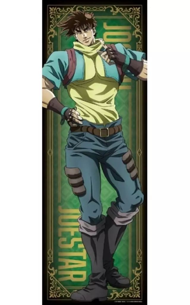 キャラクターグッズ 【】タペストリー ジョセフ・ジョースター 等身大