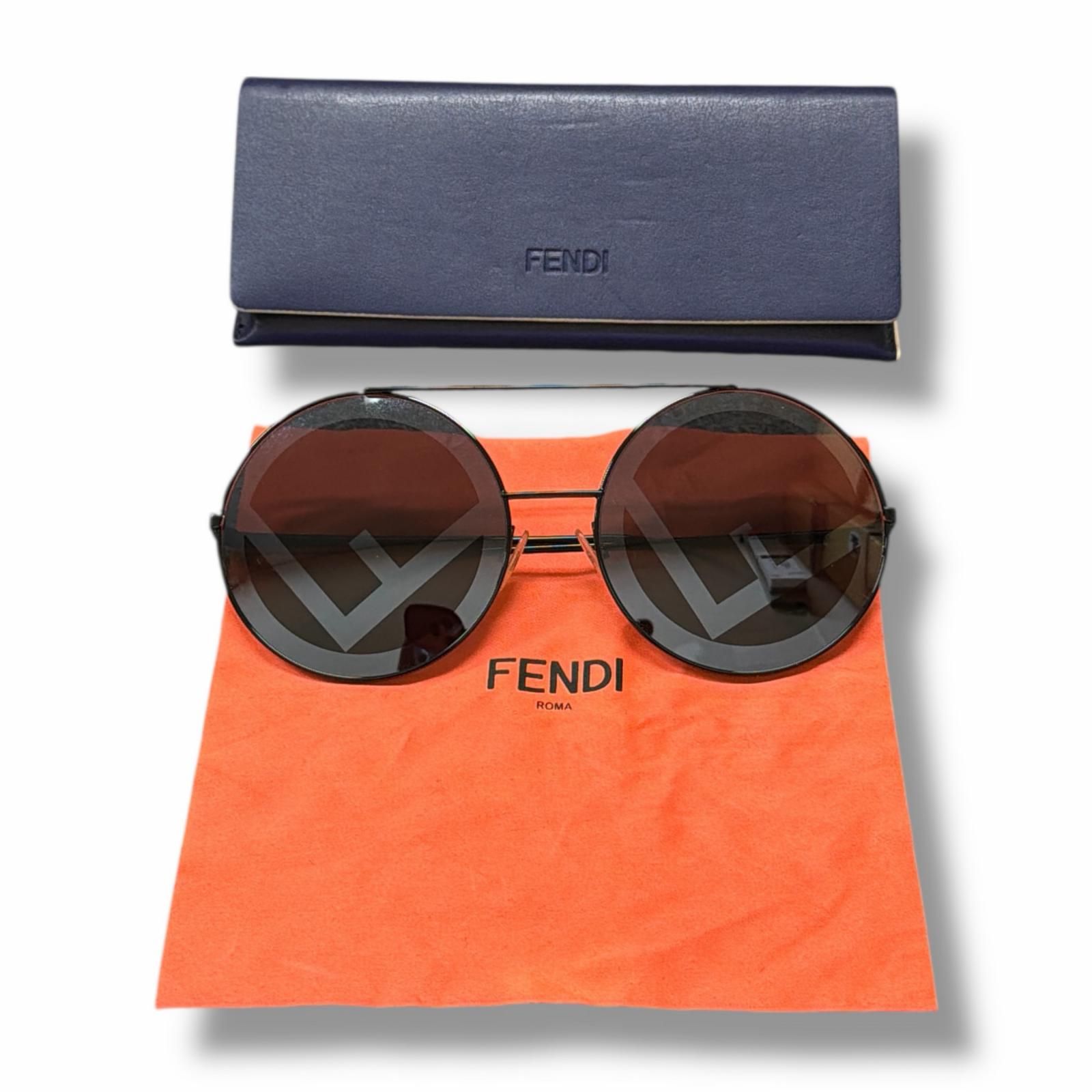 FENDI ラナウェイ サークルロゴ サングラス サングラス フェンディ