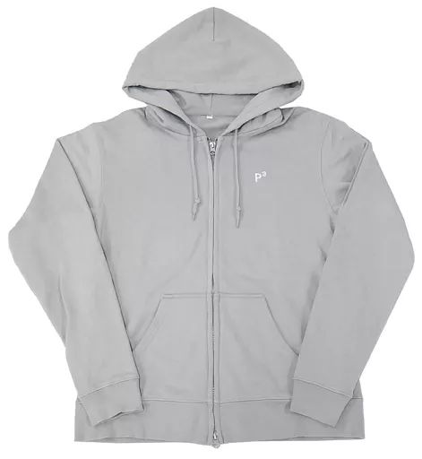 中古】衣類 Perfume P3パーカー グレー XLサイズ 「Perfume 8th Tour