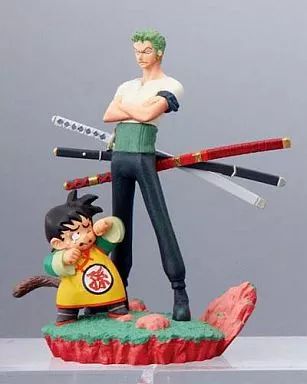 ドラゴンボール フィギュア　ゾロ 中古】トレーディングフィギュア ゾロ＆孫悟飯 彩色版