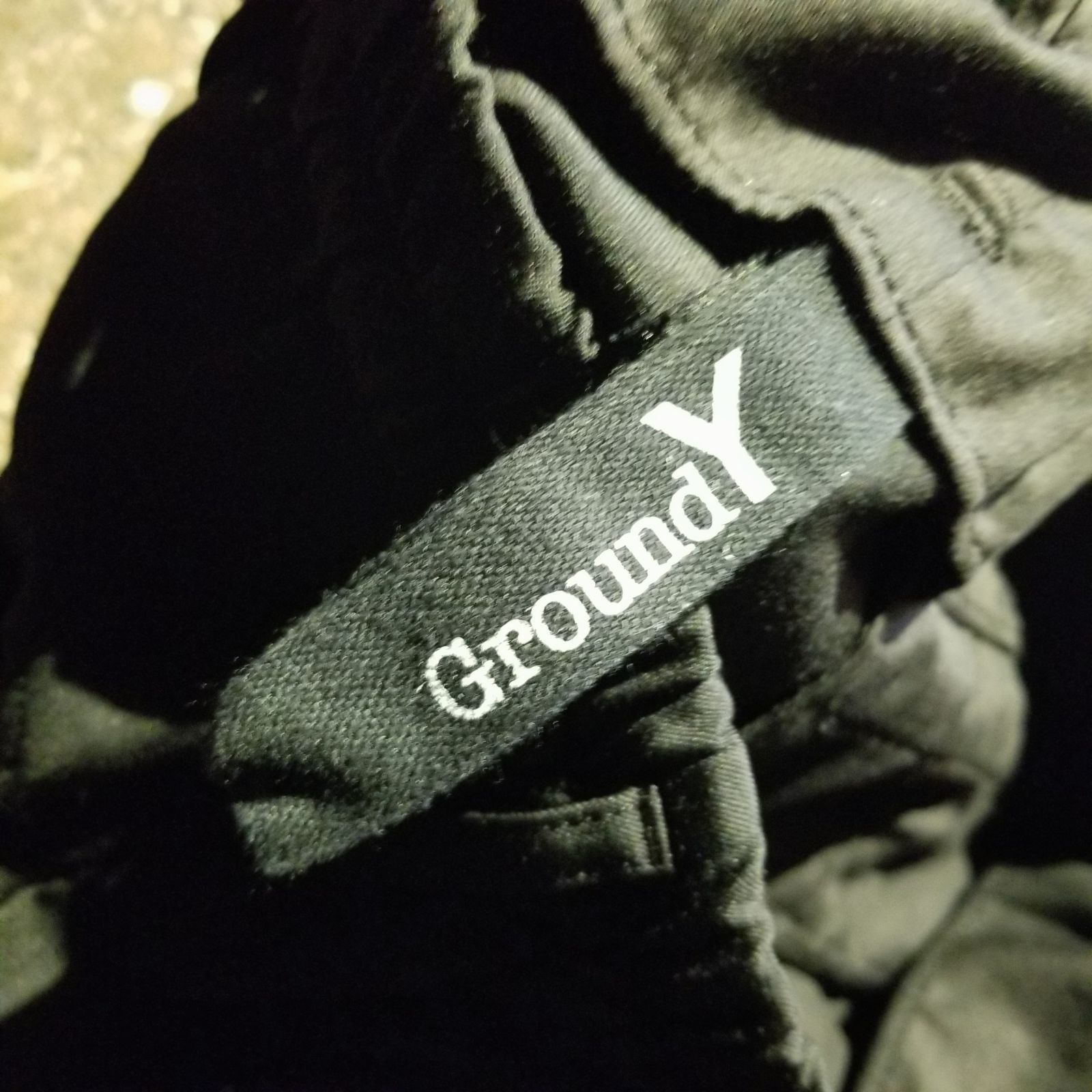 Ground Y 25aw W/GABARDINE DOUBLE HEM RIB PANTS 3 グラウンドワイ