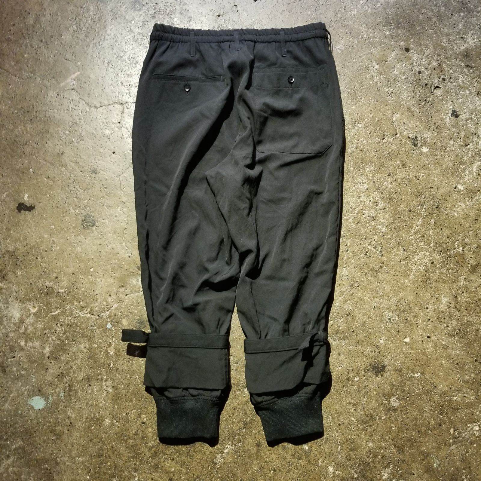 Ground Y 25aw W/GABARDINE DOUBLE HEM RIB PANTS 3 グラウンドワイ
