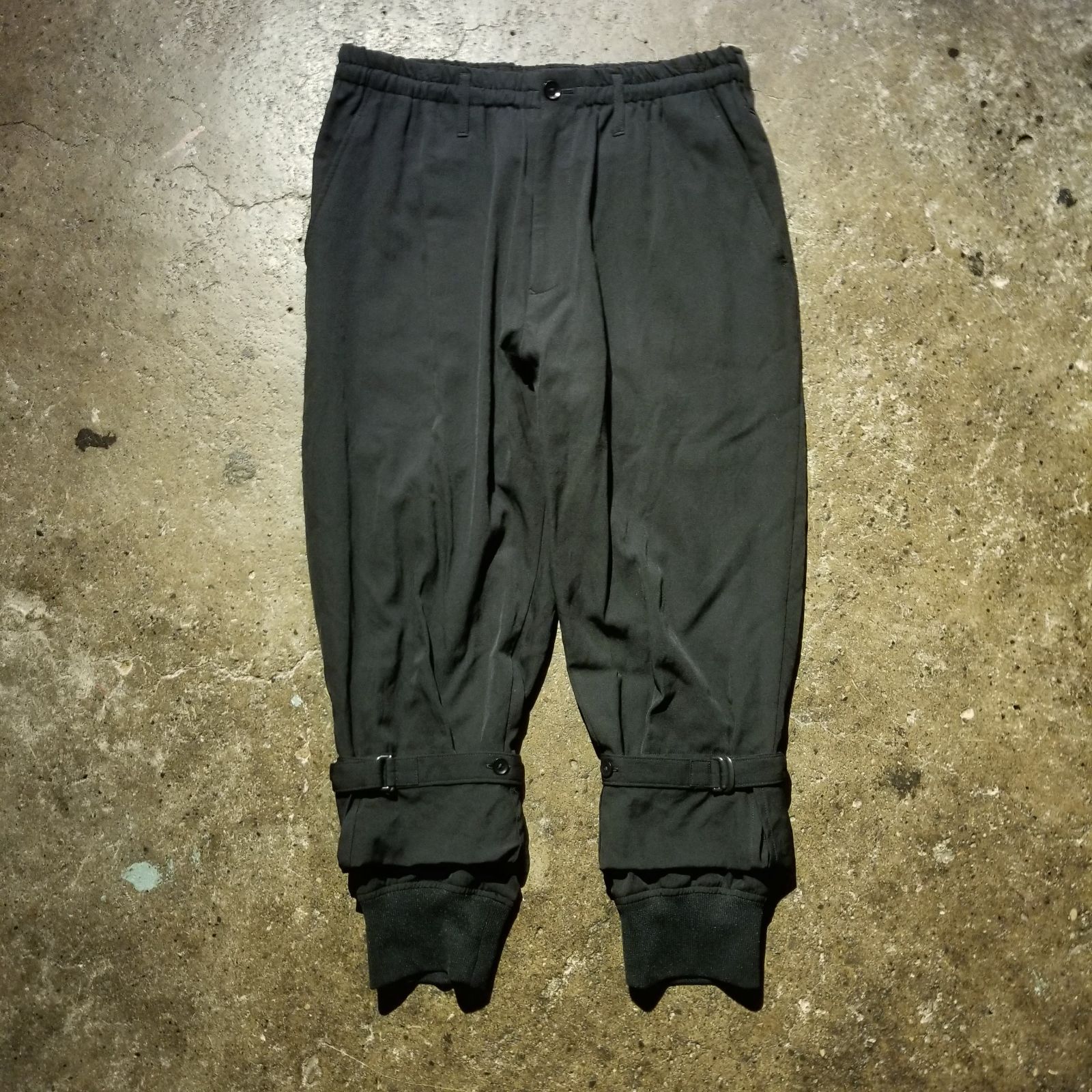Ground Y 25aw W/GABARDINE DOUBLE HEM RIB PANTS 3 グラウンドワイ