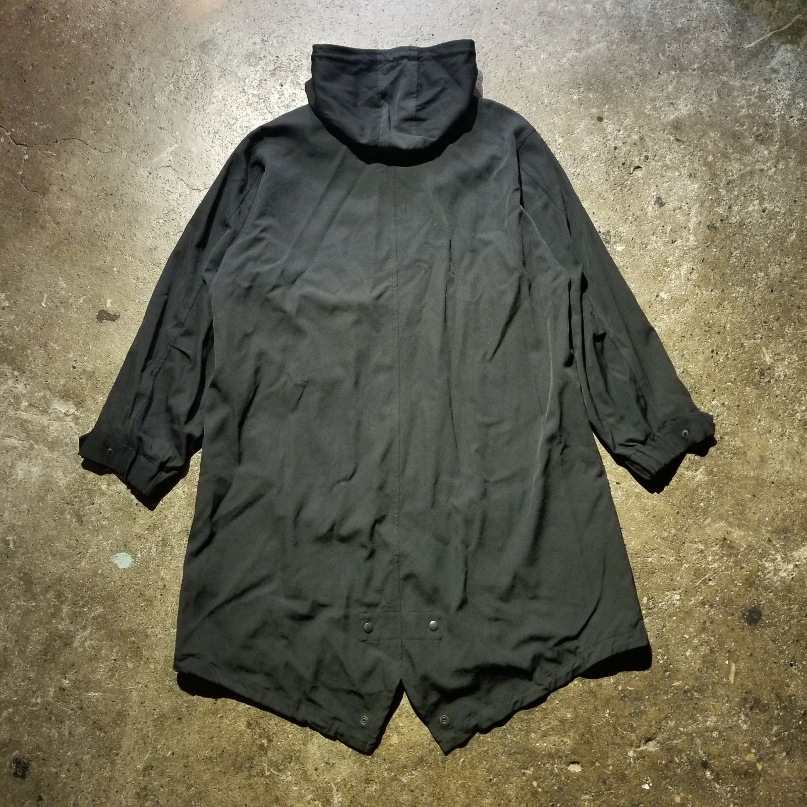 Ground Y 25AW W GABARDINE HOODED MODS COAT 1 グラウンドワイ ウール