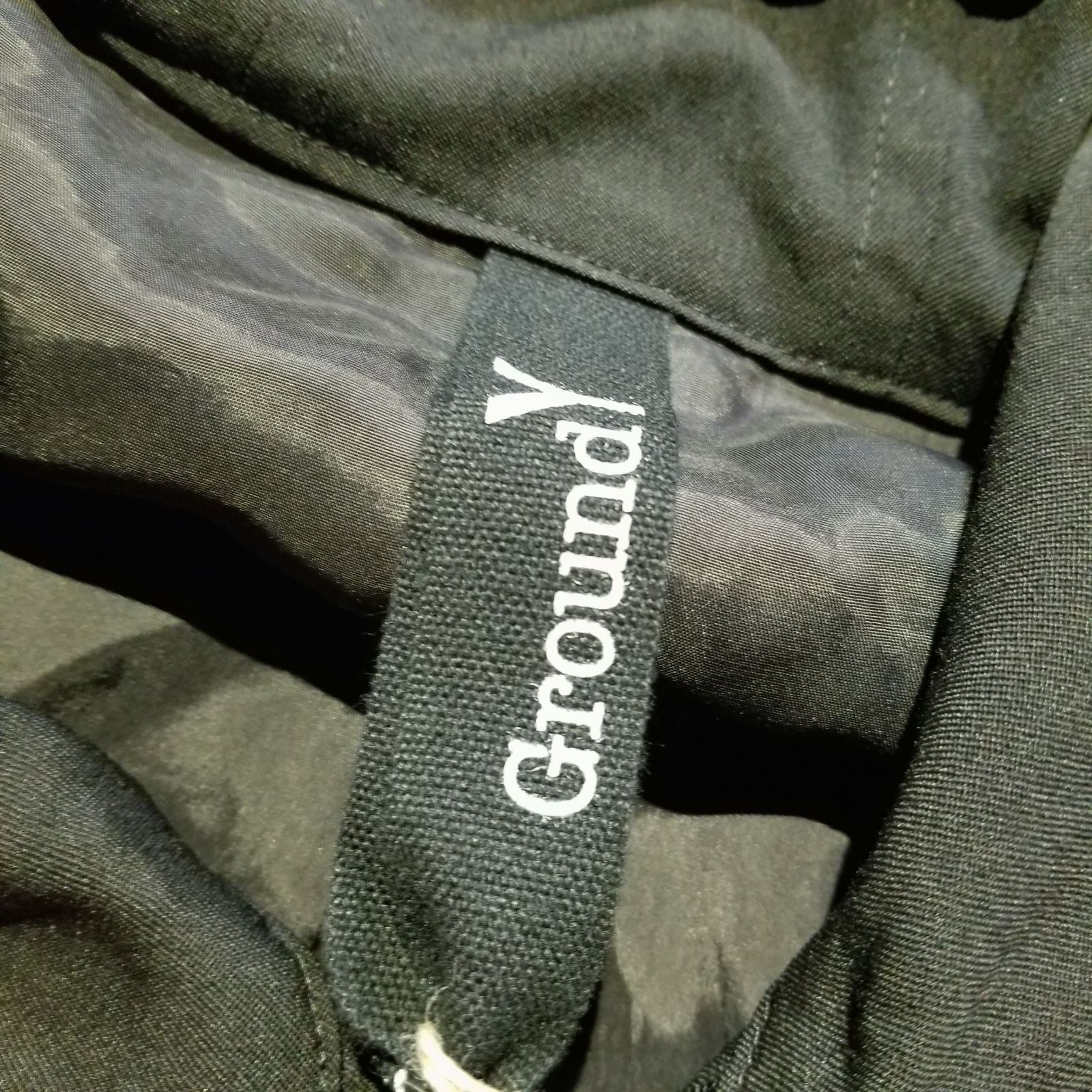 Ground Y 25AW W GABARDINE HOODED MODS COAT 1 グラウンドワイ ウール