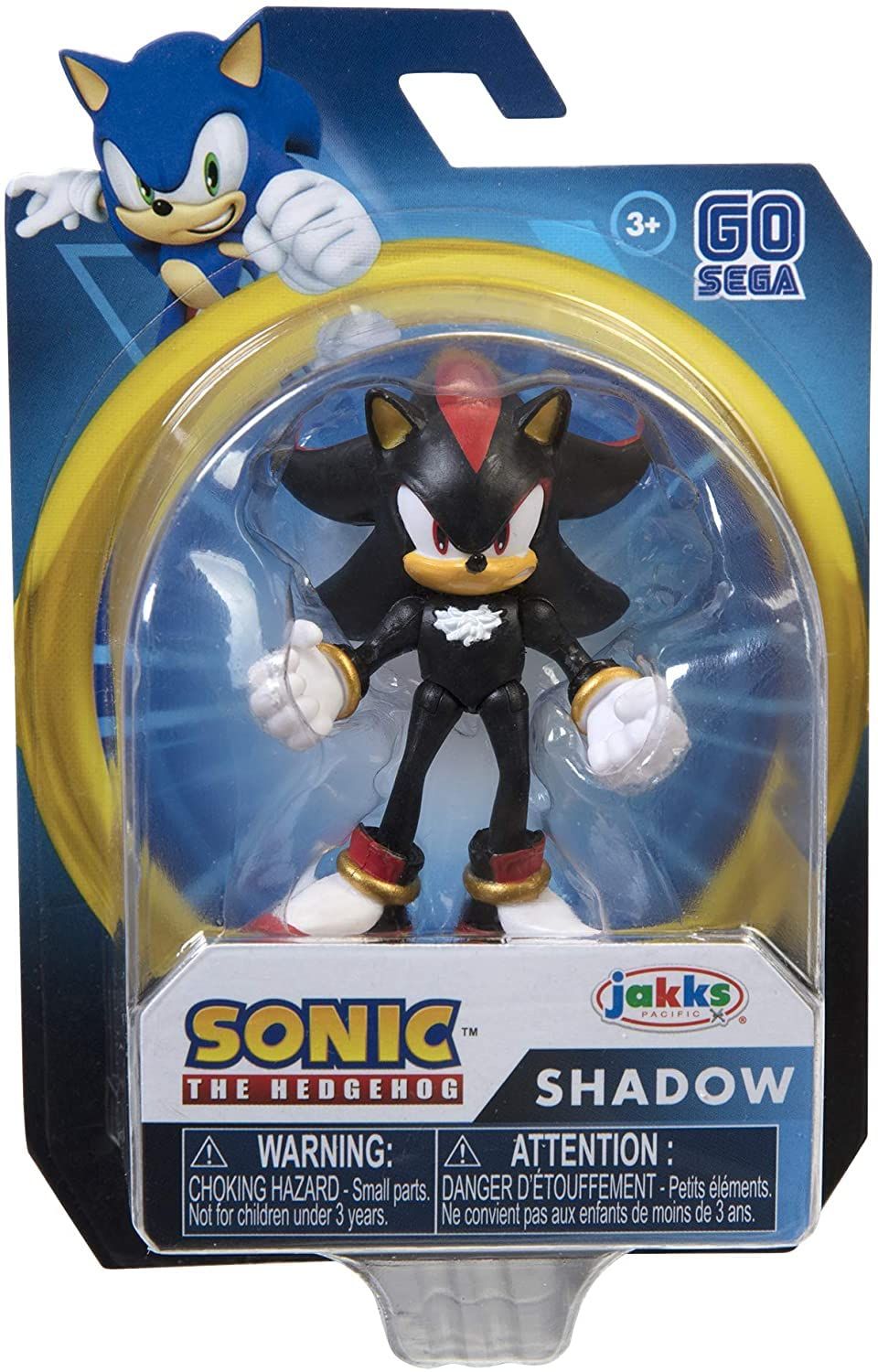 ソニック・ザ・ヘッジホッグ　シャドウ　フィギュア ソニック・ザ・ヘッジホッグ - 40378 - 可動フィギュア 6cm - シャドウ
