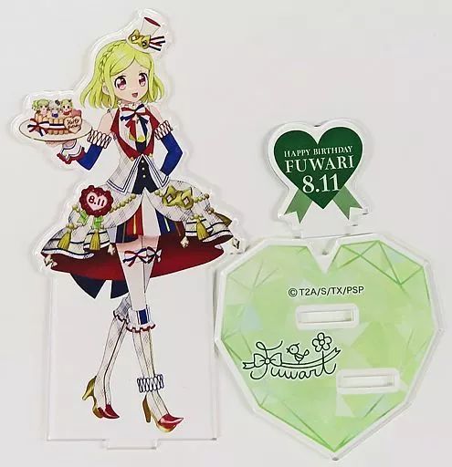 中古】アクリルスタンド・アクリルパネル 緑風ふわり アクリルスタンド