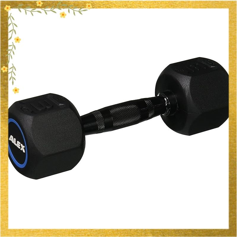 ALEX アレックス ラバーHEXダンベル 3kg 1 - メルカリ