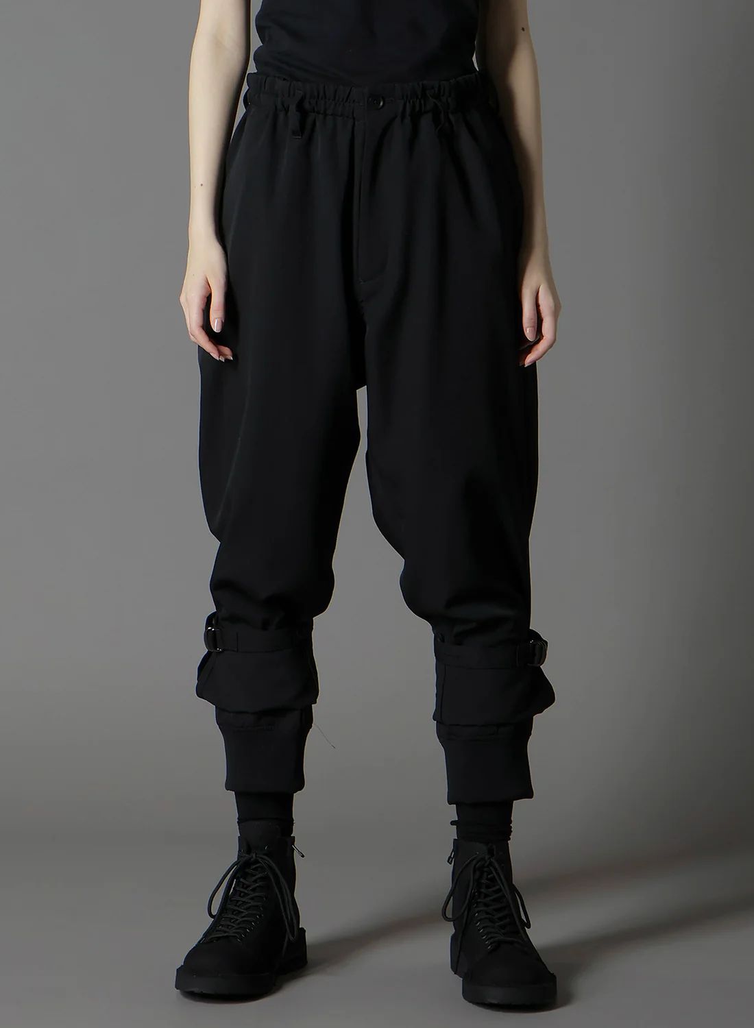Ground Y 25aw W/GABARDINE DOUBLE HEM RIB PANTS 3 グラウンドワイ