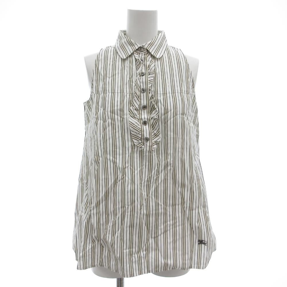 バーバリーブルーレーベル BURBERRY BLUE LABEL ノースリーブブラウス