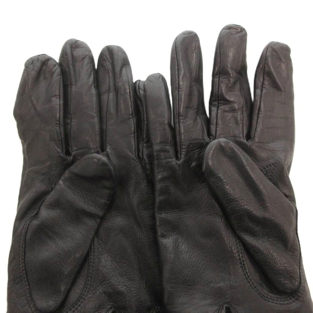 ジバンシィ GIVENCHY 手袋 レザーグローブ ロゴ 黒 ブラック /FF