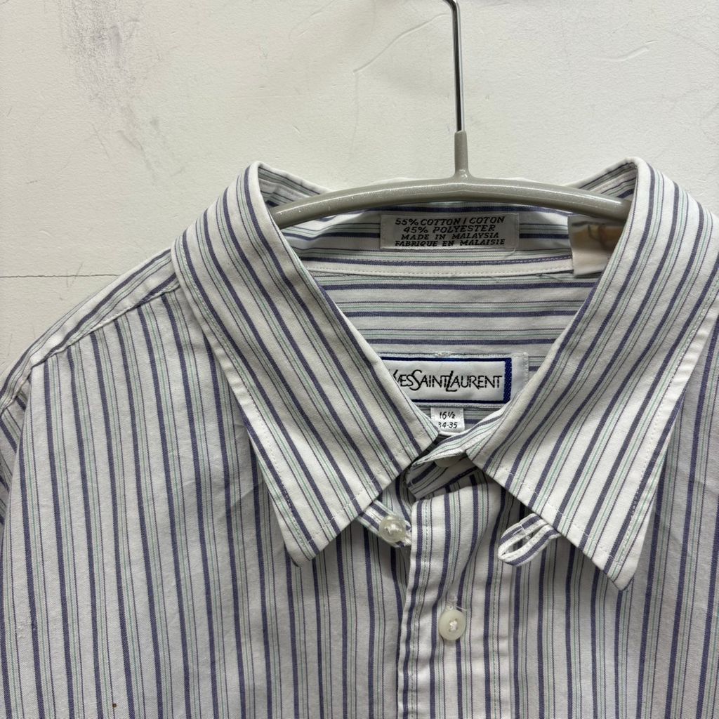 Yves Saint Laurent イヴサンローラン Stripe Shirt ストライプシャツ 