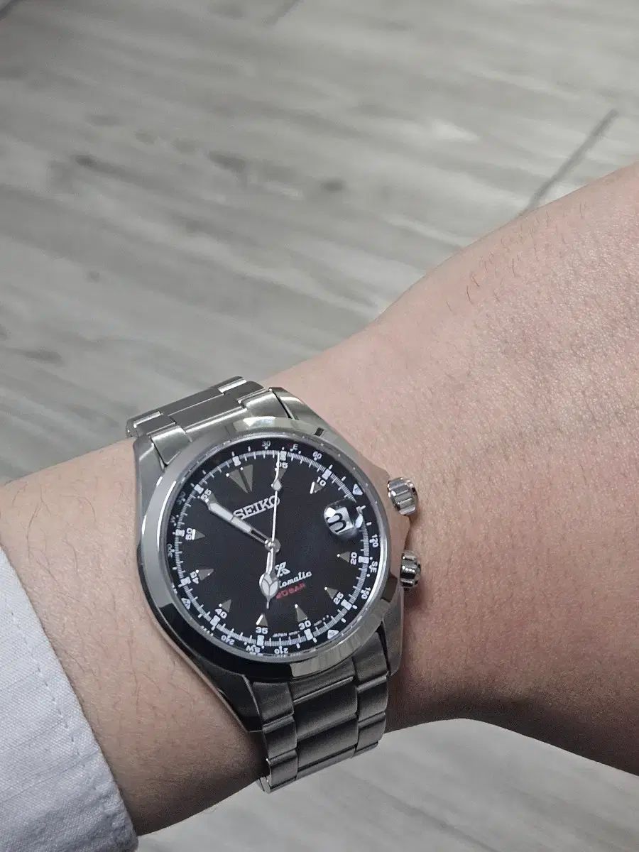  SEIKO アルピニスト 黒版 叔父ジュビレ 含む シャツ 自動巻き時計 腕時計(アナログ)