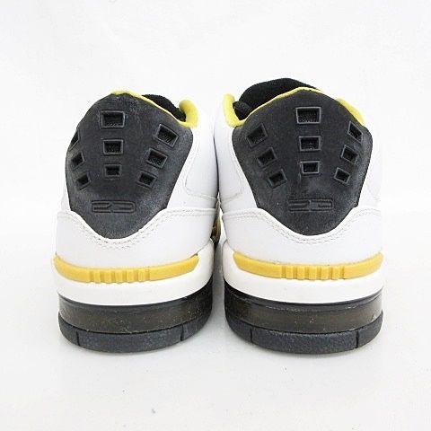 ナイキ NIKE エアジョーダン AIR JORDAN フライト23 FLIGHT23 スニーカー 317909 ホワイト ブラック イエロー 30 AA