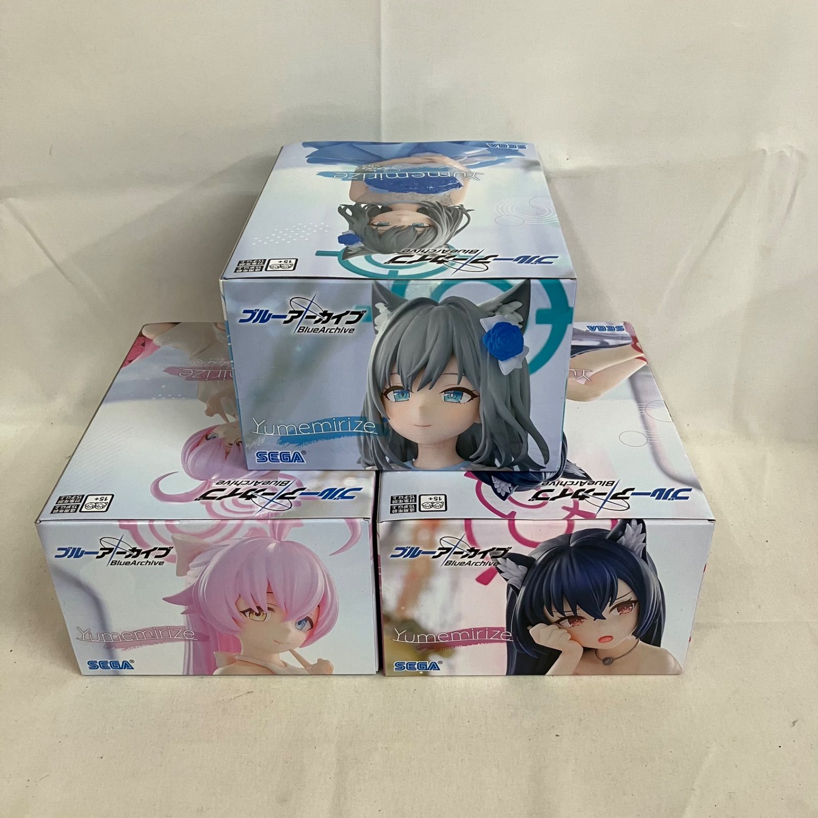 未開封 ブルーアーカイブ Yumemirize シロコ セリカ ホシノ フィギュア