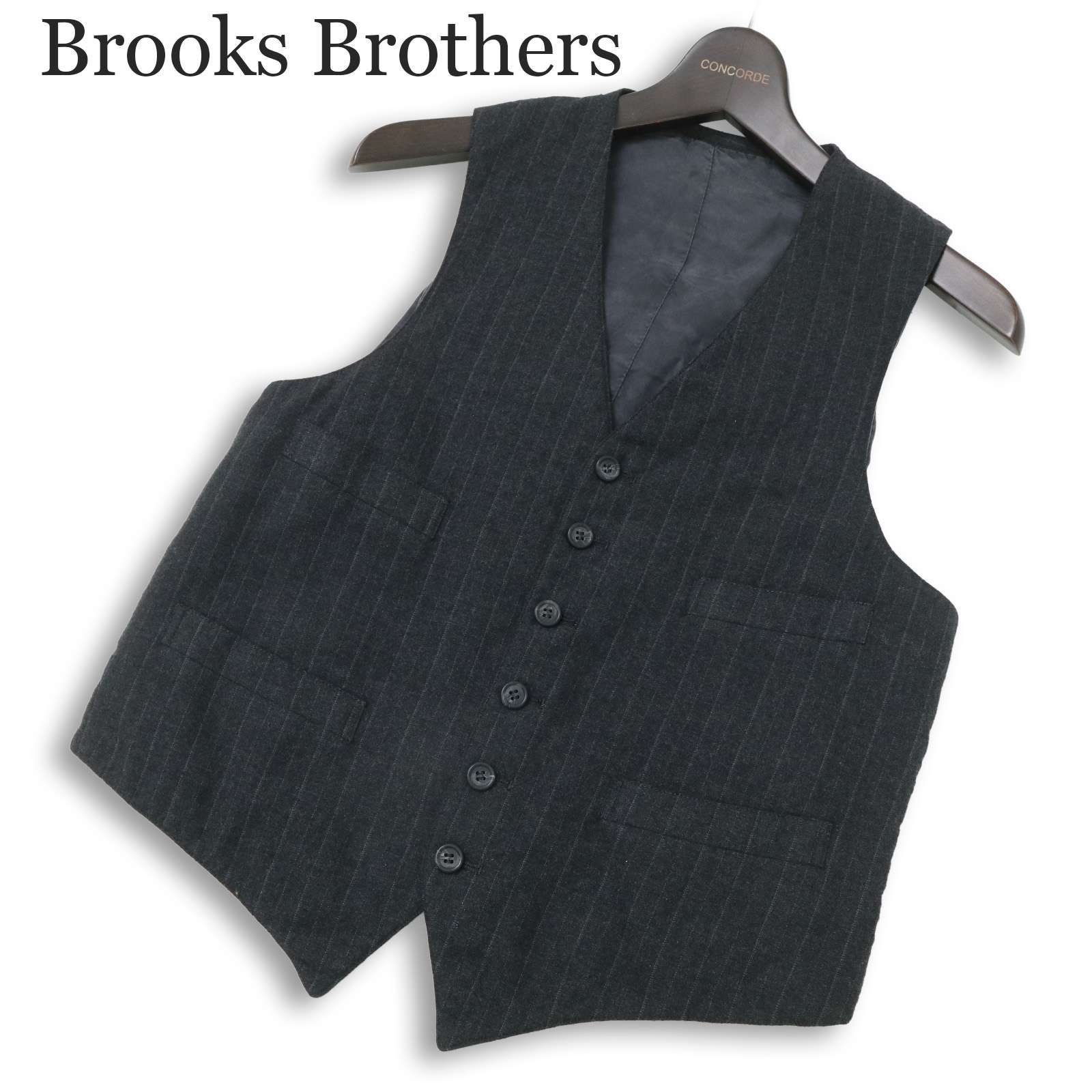 USA製☆ Brooks Brothers ブルックスブラザーズ 通年 ウール100 