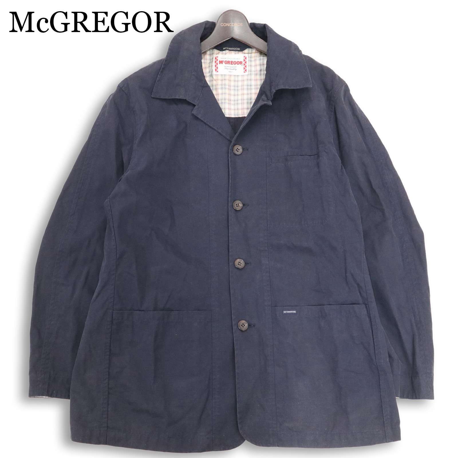McGREGOR マクレガー 通年☆ 裏地チェック カバーオール ワーク McGREGOR マクレガー 通年☆ 裏地チェック カバーオール ワーク