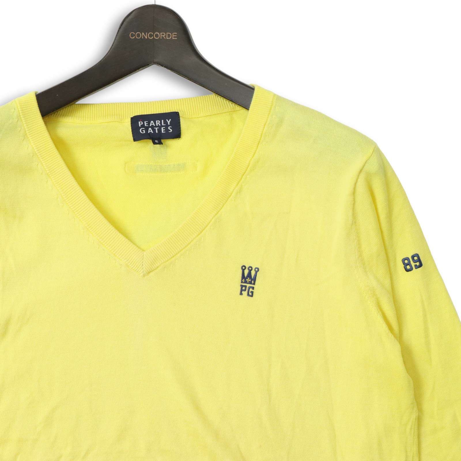 PEARLY GATES パーリーゲイツ ゴルフ 通年 ロゴ刺繍☆ Vネック