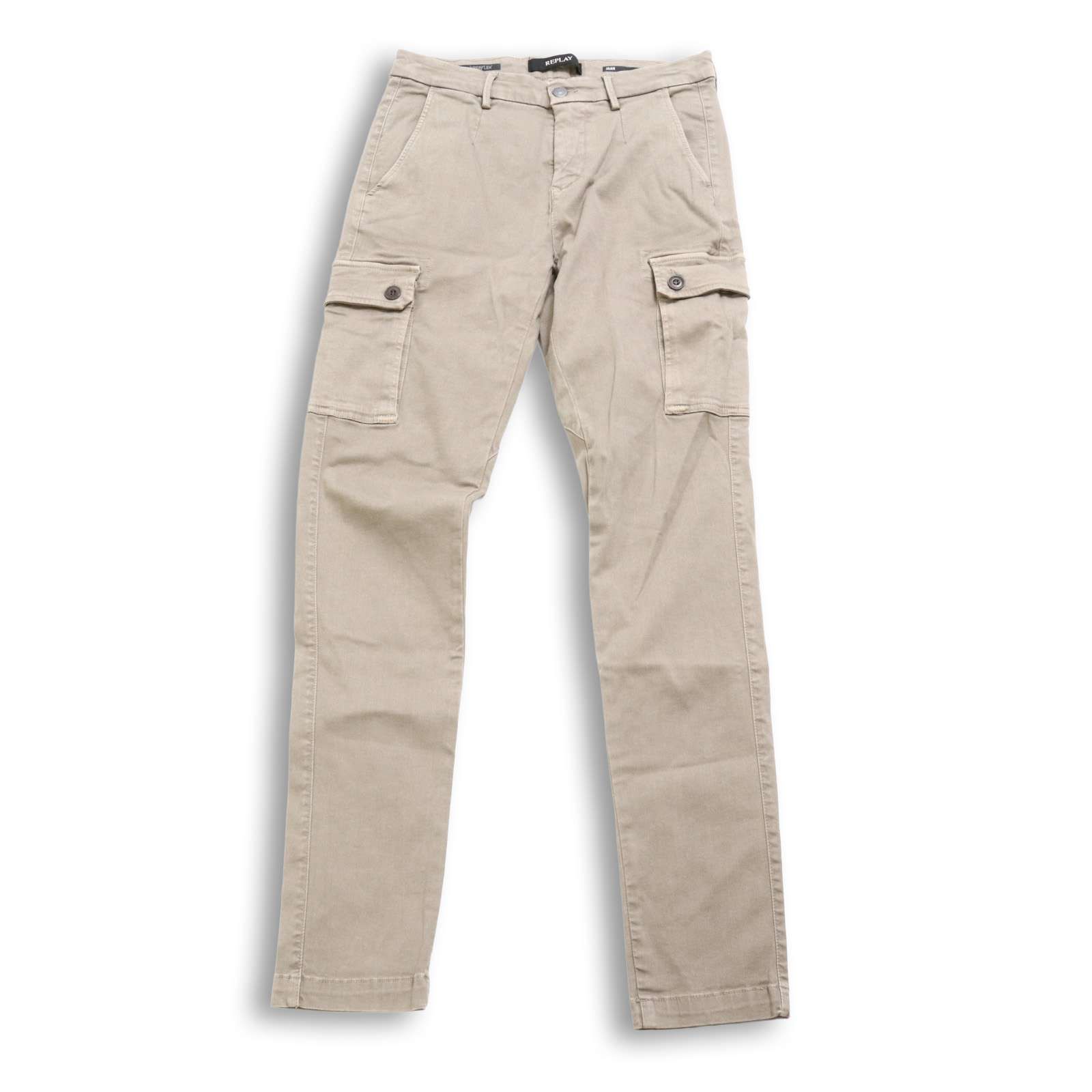 REPLAY リプレイ 通年 JAAN SLIM FIT ストレッチ カーゴ スリム テーパード ワーク パンツ Sz.29 メンズ