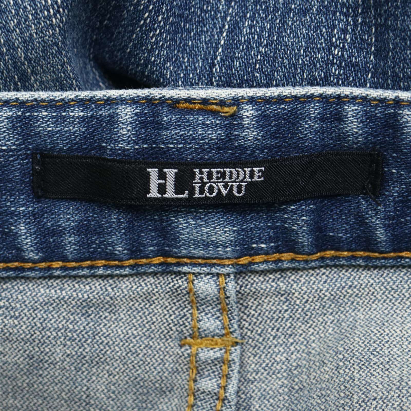 HL HEDDIE LOVU エイチエル エディールーヴ ダメージ加工 ストレッチ 