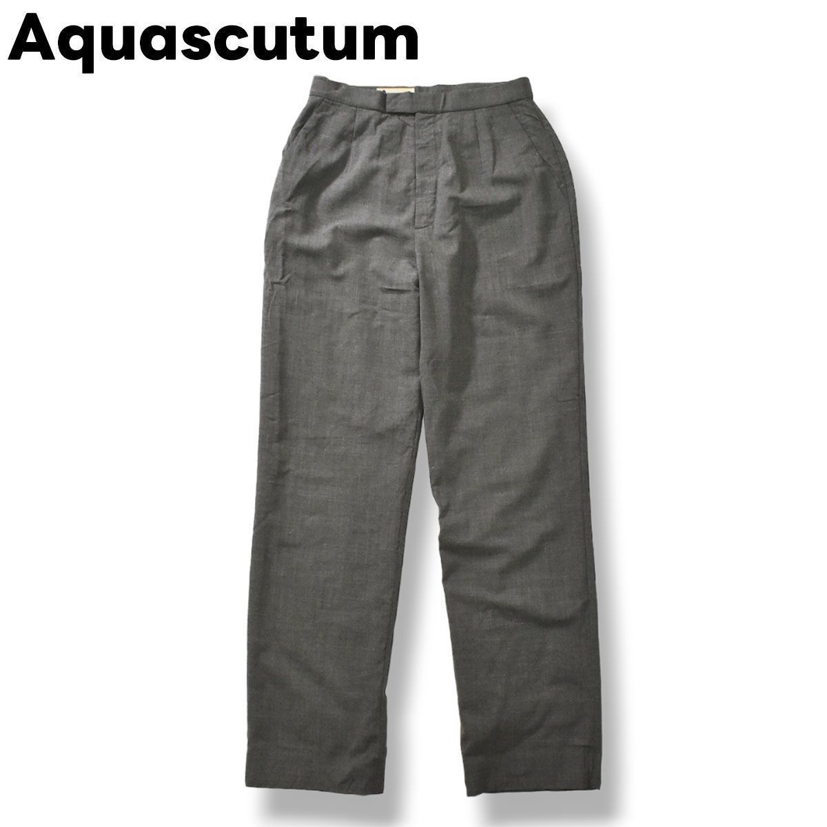 アクアスキュータム Aquascutum ストレッチ スラックス パンツ 11
