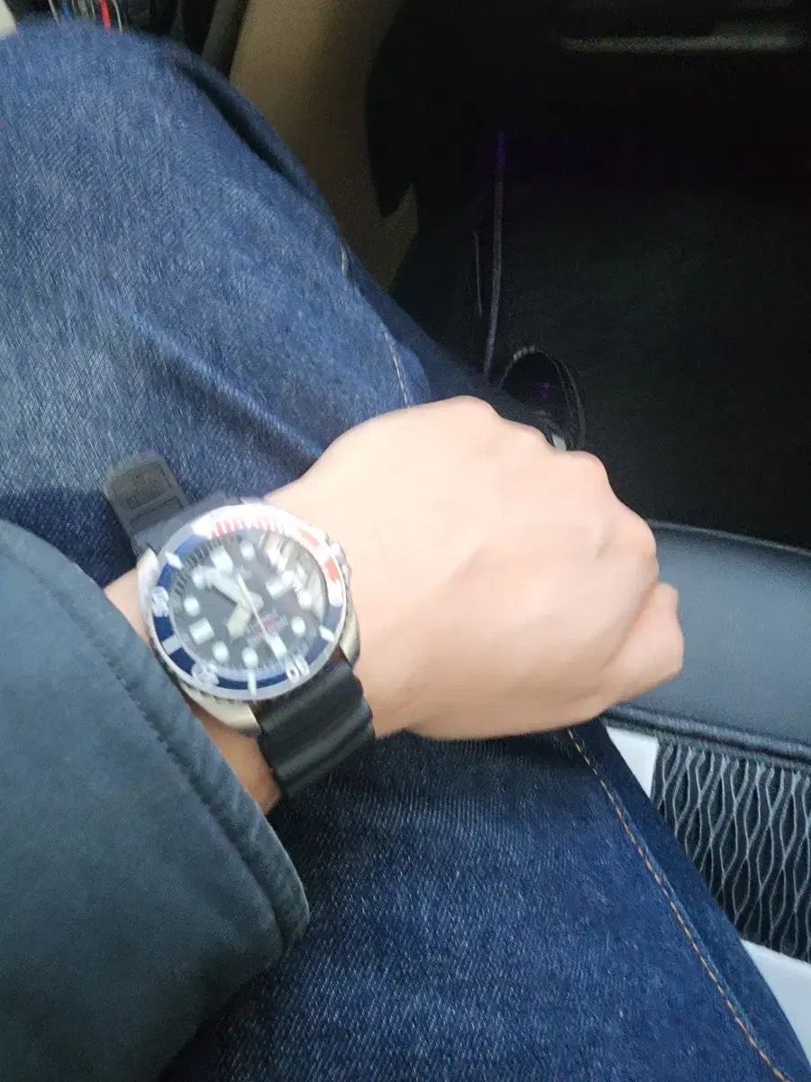  CITIZEN シチズン オートマチック ダイバーズウォッチ ブラック|レッド XERO ゼロ PEPSI ペプシ トータルコーデ 自動巻き時計 腕時計(アナログ)