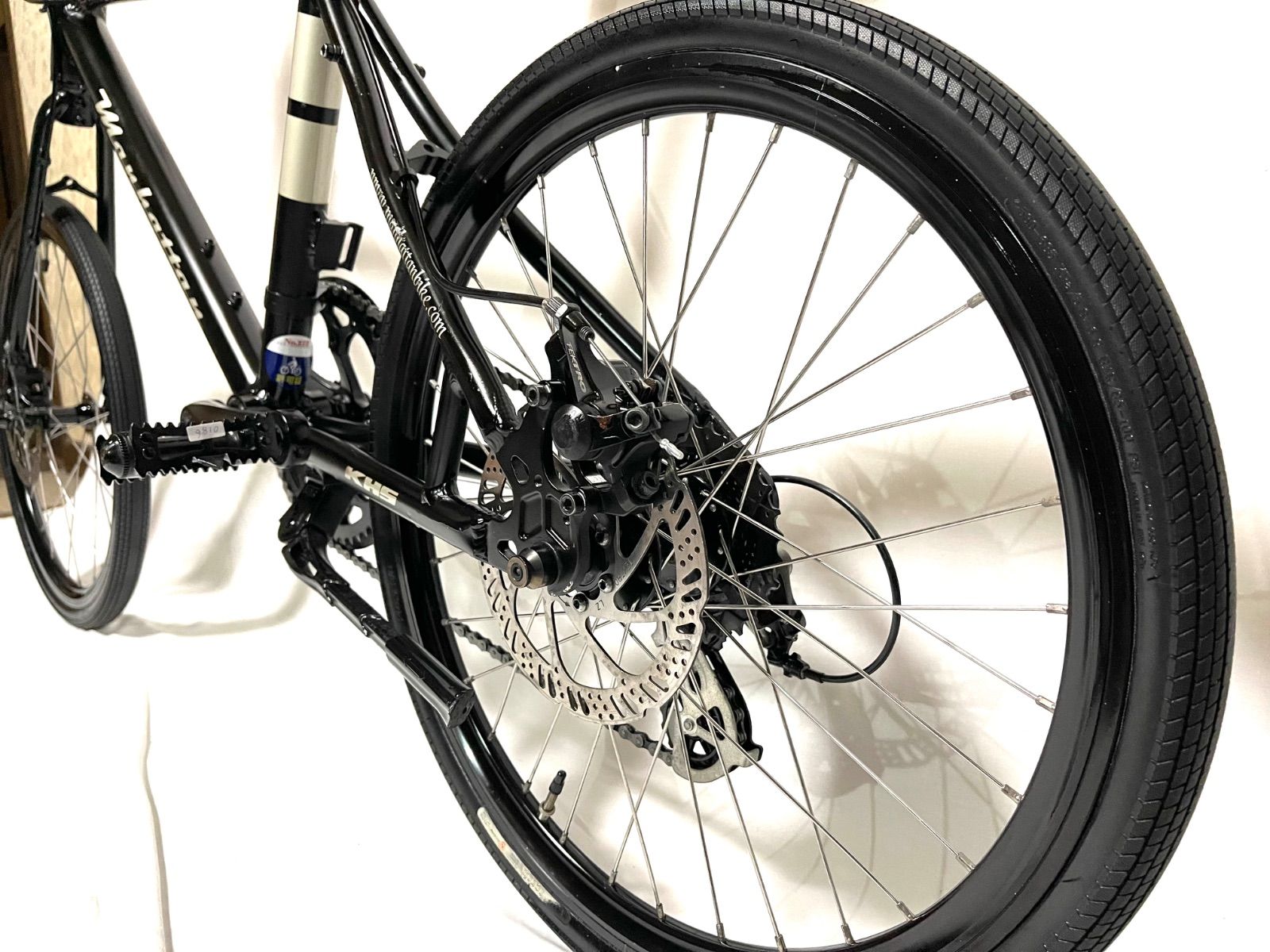 0186【即乘】送料無料 KHS ディスク式 ミニベロ manhattan bike 小径車 