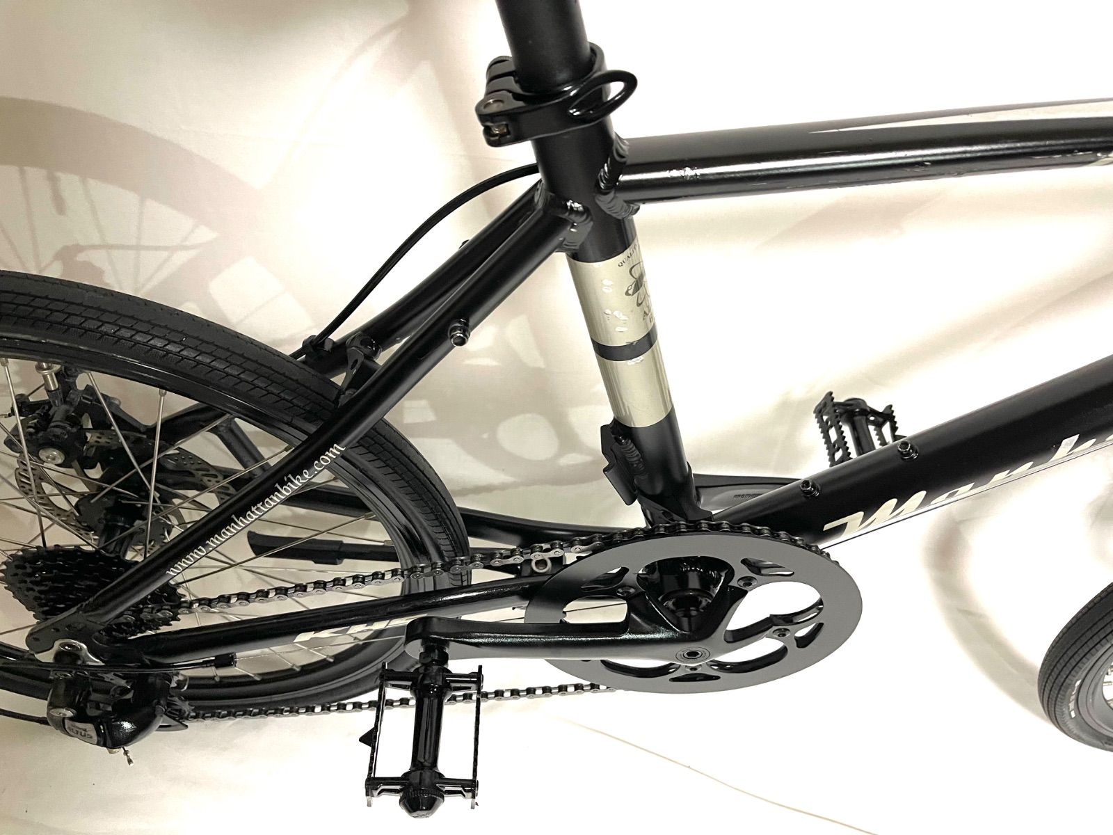 0186【即乘】送料無料 KHS ディスク式 ミニベロ manhattan bike 小径車 