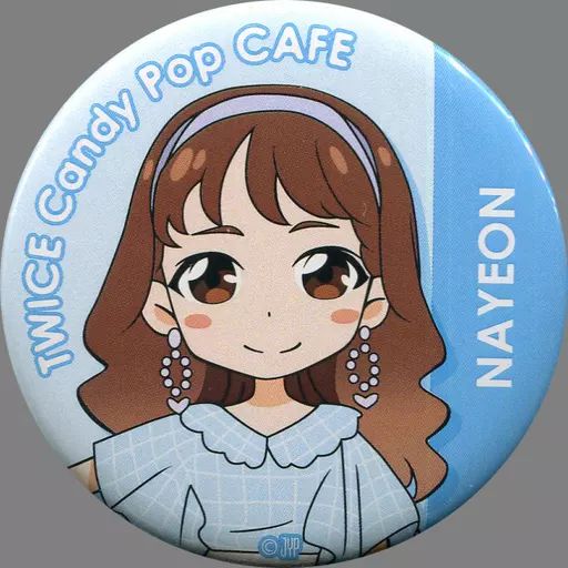 中古】バッジ・ピンズ(女性) ナヨン 「TWICE Candy Pop CAFE 缶バッジ