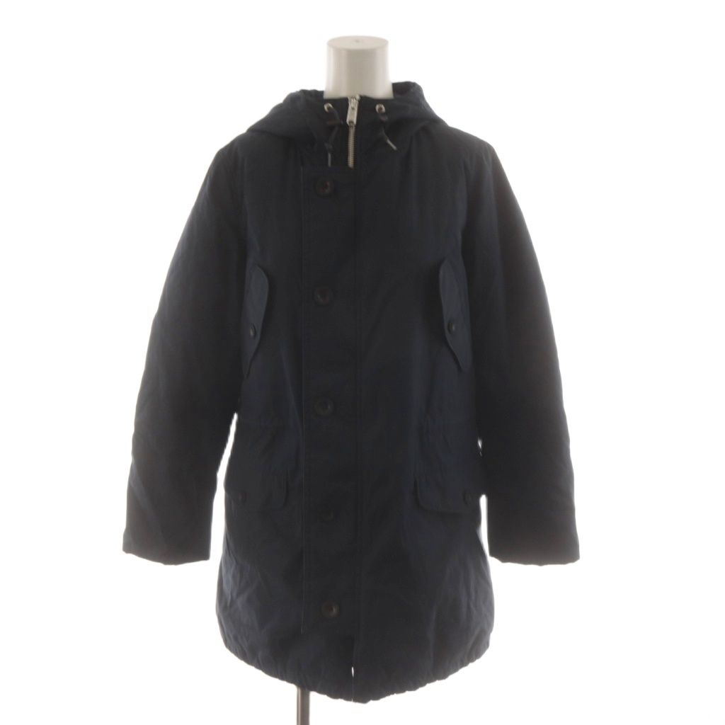 マーガレットハウエル MHL. ダウンコート ミドル丈 フード ナイロン