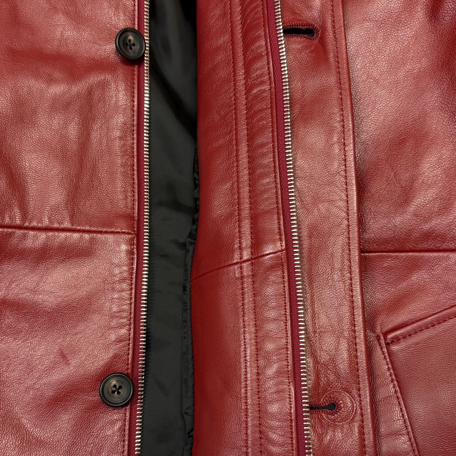 未使用 stein(ssstein) LEATHER ZIP JACKET レザージップジャケット 