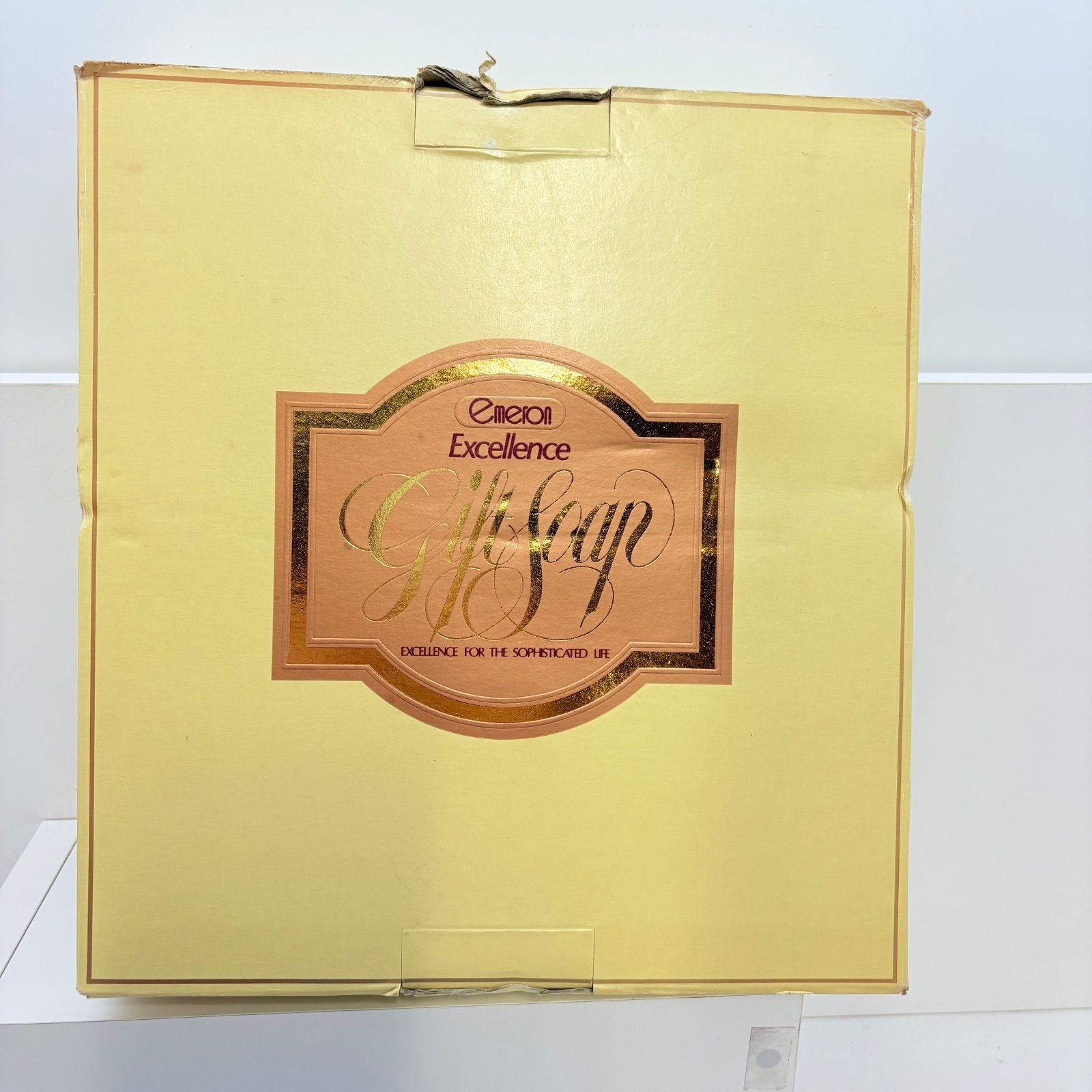 ライオン石鹸レトロ珍品ボロボロ 昭和レトロ】ライオン エメロン エクセレンス 固形石鹸 30個セット 未