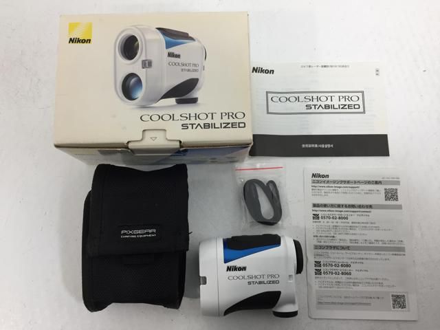 返品OK 【中古ゴルフ用品】【超美品】ニコン レーザー距離計 COOLSHOT