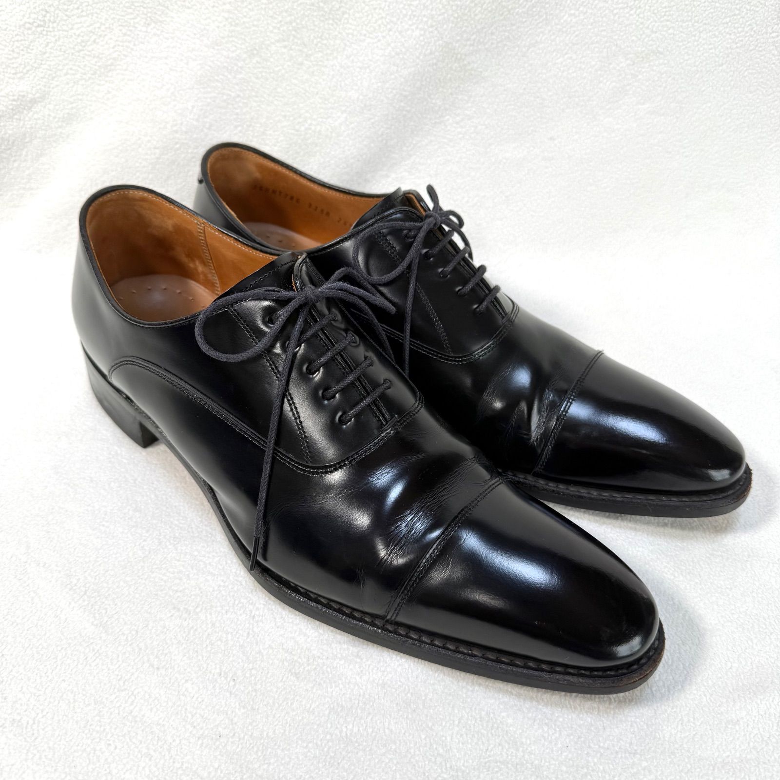 美品・26.5✨リーガル 315R REGAL ストレートチップ レザー ブラック 