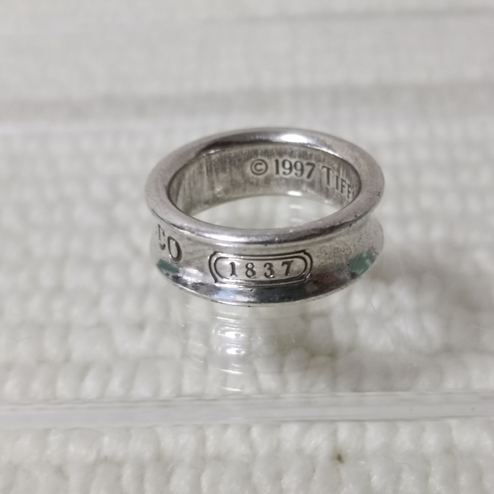 TIFFANY&Co ティファニー 1837 リング 指輪 8号 シルバー 925 箱 保存
