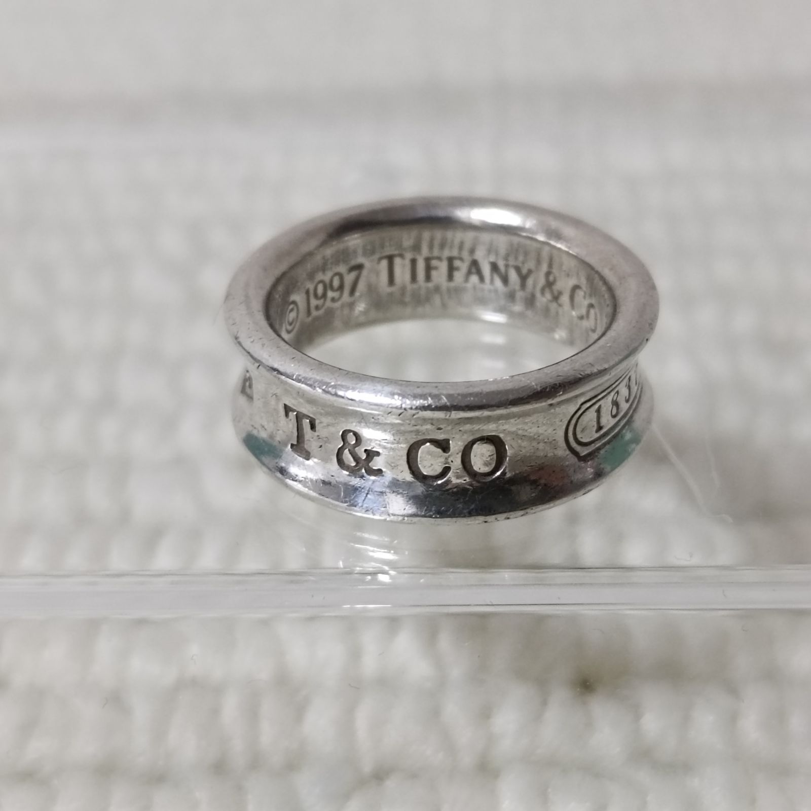 TIFFANY&Co ティファニー 1837 リング 指輪 8号 シルバー 925 箱 保存