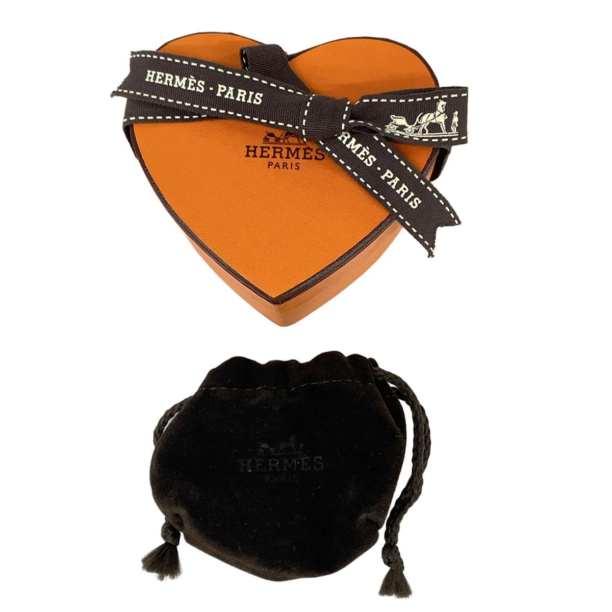 HERMES(エルメス) スカーフリング美品 ミニ クール ハート ピンク