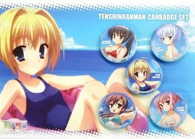 中古】バッジ・ピンズ(キャラクター) [単品] 缶バッジセット(台紙付き5