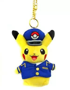 中古】キーホルダー・マスコット(キャラクター) 駅長ピカチュウ