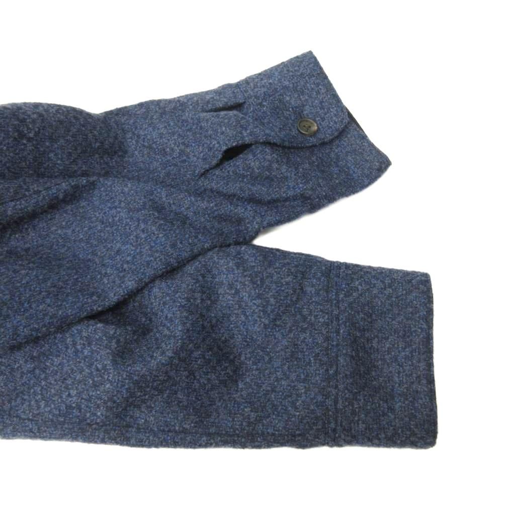 パパス Papas 美品 イタリア生地 ジャケット ブルゾン ウール シルク