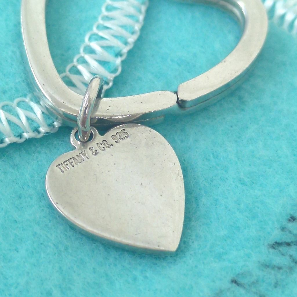 Tiffany & Co. ティファニー ダブルハート キーリング キーホルダー