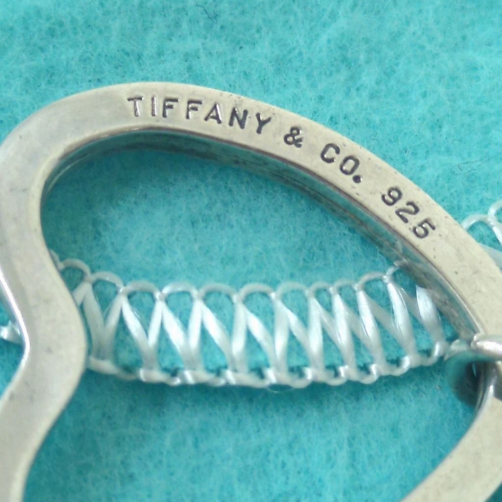 Tiffany & Co. ティファニー ダブルハート キーリング キーホルダー