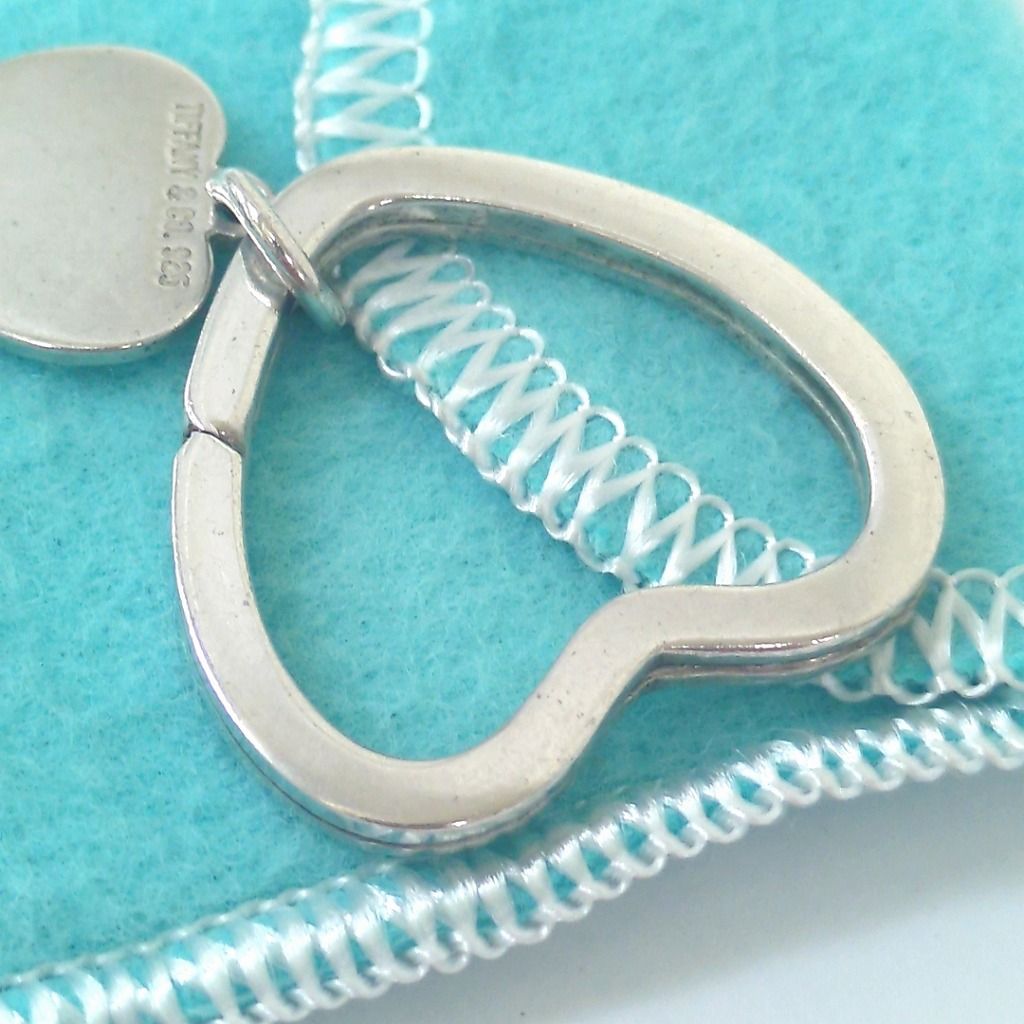 Tiffany & Co. ティファニー ダブルハート キーリング キーホルダー